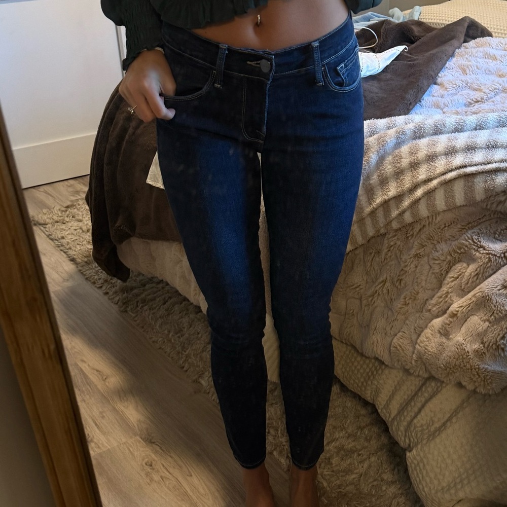Frame Denim Le Skinny De Jeanne crop